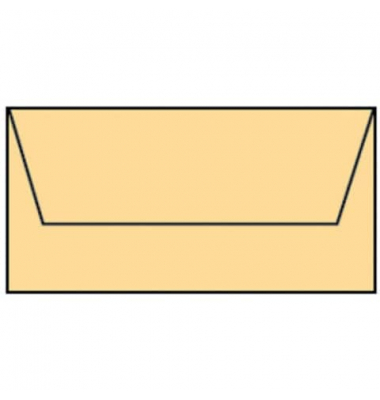 Designbriefumschlag Paperado 164002122, Din Lang, nassklebend, 100g, melon gerippt