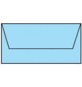 Briefumschlag 164002124 Din Lang ohne Fenster nassklebend 100g gerippte Oberfläche mit hellem Seidenfutter aqua gerippt