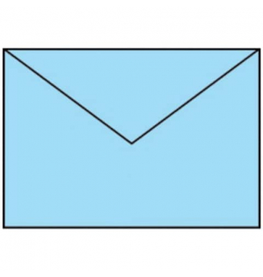 Designbriefumschlag Paperado 164011124, C5, nassklebend, 100g, aqua gerippt