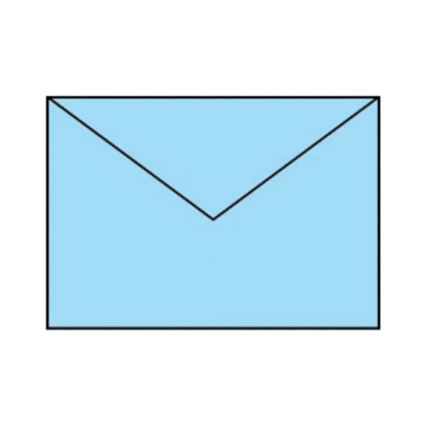 50 Stück Rössler Designbriefumschlag Paperado 164011124, C5, nassklebend, 100g, aqua gerippt 4014969184004 Rössler