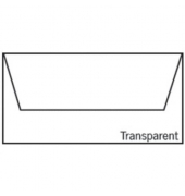 Briefumschlag 164002142 Din Lang ohne Fenster nassklebend 100g gerippte Oberfläche transparent