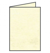 Blanko-Gru&szlig;karten Faltkarte 16401906 DIN B6  Hoch doppelt 12cm x 169mm (BxH) 240g chamois marmora