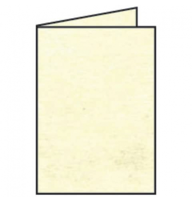 Blanko-Gru&szlig;karten Faltkarte 16401906 DIN B6  Hoch doppelt 12cm x 169mm (BxH) 240g ohne chamois marmora