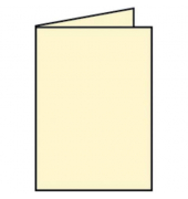 Blanko-Grußkarten Faltkarte 16401908 DIN B6  Hoch doppelt 120mm x 169mm (BxH) 240g chamois