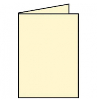 Blanko-Gru&szlig;karten Faltkarte 16401908 DIN B6  Hoch doppelt 12cm x 169mm (BxH) 240g ohne chamois