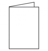 Blanko-Gru&szlig;karten Faltkarte 16401909 DIN B6  Hoch doppelt 12cm x 169mm (BxH) 240g wei&szlig;