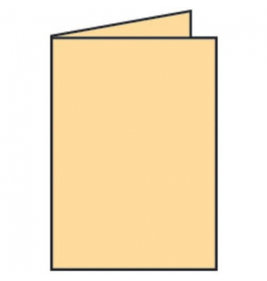 Blanko-Grußkarten Faltkarte 164019122 DIN B6  Hoch doppelt 120mm x 169mm (BxH) 240g melon