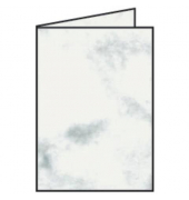 Blanko-Gru&szlig;karten Faltkarte 16401914 DIN B6  Hoch doppelt 12cm x 169mm (BxH) 240g grau marmora