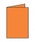 Blanko-Gru&szlig;karten Faltkarte 16401921 DIN B6  Hoch doppelt 12cm x 169mm (BxH) 240g orange