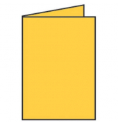 Blanko-Gru&szlig;karten Faltkarte 16401943 DIN B6  Hoch doppelt 12cm x 169mm (BxH) 240g ocker
