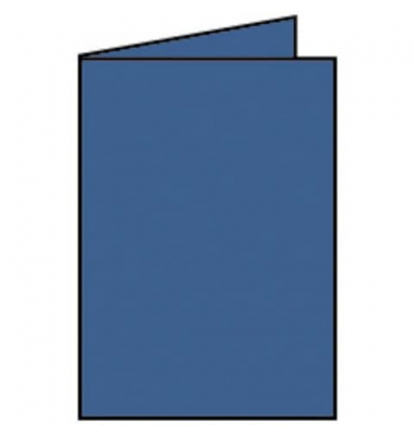 Blanko-Grußkarten Faltkarte 16401990 DIN B6  Hoch doppelt 120mm x 169mm (BxH) 240g jeans