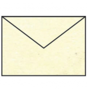 Designbriefumschlag Paperado 16402006, B6, nassklebend, 100g, chamois marmora