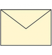 Designbriefumschlag Paperado 16402008, B6, nassklebend, 100g, chamois gerippt
