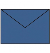 Designbriefumschlag Paperado 16402090, B6, nassklebend, 100g, jeans gerippt