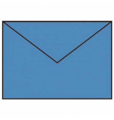 Designbriefumschlag Paperado 16402096, B6, Seidenfutter, 100g, stahlblau