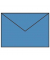 Designbriefumschlag Paperado 16402096, B6, Seidenfutter, 100g, stahlblau gerippt