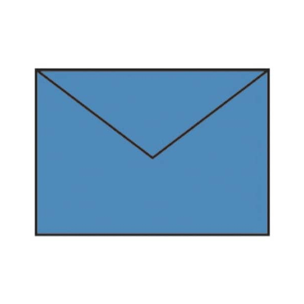 50 Stück Rössler Designbriefumschlag Paperado 16402096, B6, Seidenfutter, 100g, stahlblau 4014969227701 Rössler