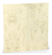 Blanko-Gru&szlig;karten 16406906 DIN lang 100mm x 210mm (BxH) 220g ohne chamois marmora