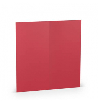 Blanko-Grußkarten 16406936 DIN lang 100mm x 210mm (BxH) 220g rot