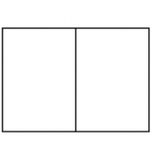 Blanko-Grußkarten Faltkarte planliegend 16407009 A5 105mm x 148mm (BxH) 220g weiß gerippt