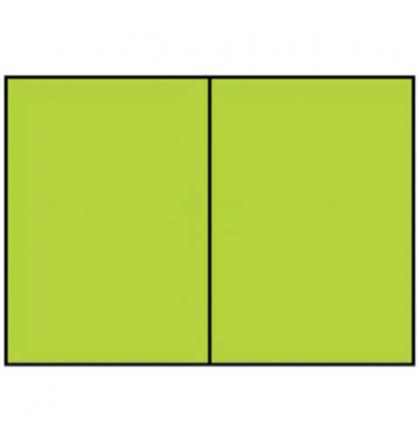 Blanko-Gru&szlig;karten Faltkarte planliegend 16407022 A5 105mm x 148mm (BxH) 220g maigr&uuml;n gerippt