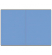 Blanko-Gru&szlig;karten Faltkarte planliegend 16407035 A5 105mm x 148mm (BxH) 220g dunkelblau gerippt