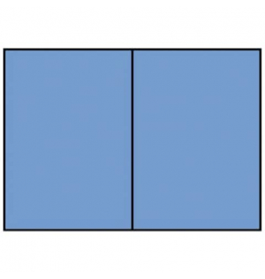 Blanko-Gru&szlig;karten Faltkarte planliegend 16407035 A5 105mm x 148mm (BxH) 220g dunkelblau gerippt