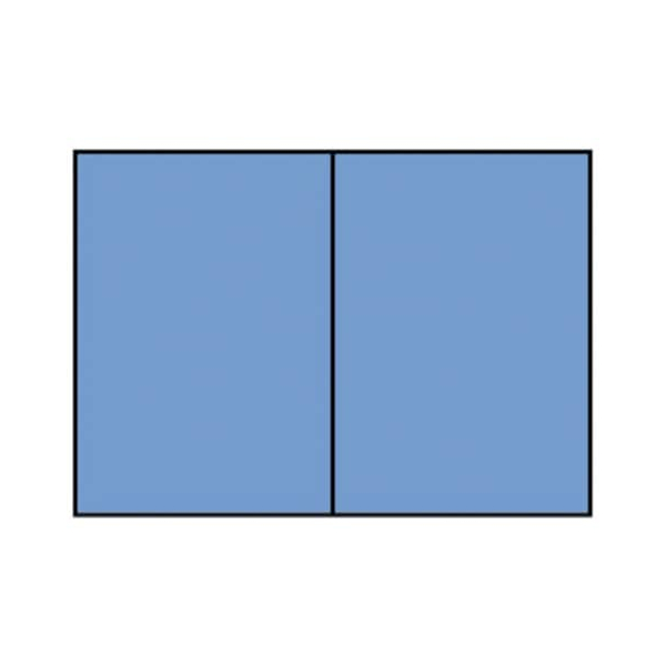 100 Stück Rössler Blanko-Grußkarten Faltkarte planliegend 16407035 A5 105mm x 148mm (BxH) 220g dunkelblau gerippt 4014969240748 Rössler