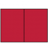 Blanko-Grußkarten Faltkarte planliegend 16407036 A5 105mm x 148mm (BxH) 220g rot