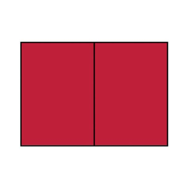100 Stück Rössler Blanko-Grußkarten Faltkarte planliegend 16407036 A5 105mm x 148mm (BxH) 220g rot 4014969240755 Rössler