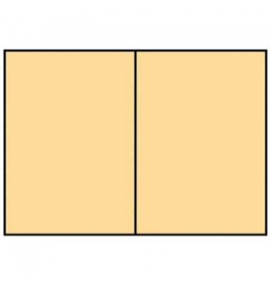 Blanko-Gru&szlig;karten Faltkarte planliegend 164070122 A5 105mm x 148mm (BxH) 220g melon gerippt