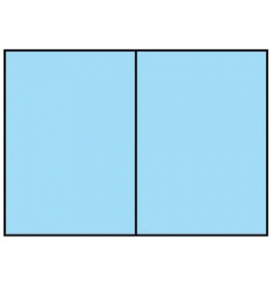 Blanko-Grußkarten Faltkarte planliegend 164070124 A5 105mm x 148mm (BxH) 220g aquablau