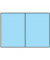 Blanko-Grußkarten Faltkarte planliegend 164070124 A5 105mm x 148mm (BxH) 220g aquablau
