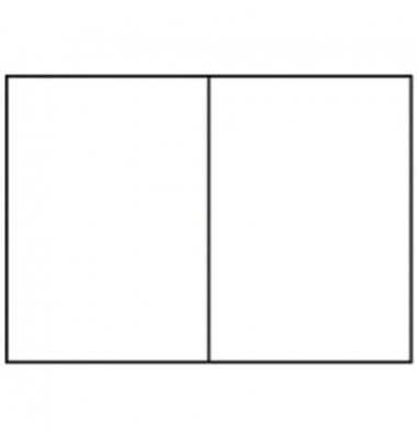 Blanko-Grußkarten Faltkarten planliegend 16407209 DIN B6  Hoch doppelt 240mm x 169mm (BxH) 240g planliegend weiß