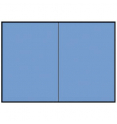 Blanko-Gru&szlig;karten Faltkarten planliegend 16407235 DIN B6  Hoch doppelt 24cm x 169mm (BxH) 240g planliegend dunkelblau