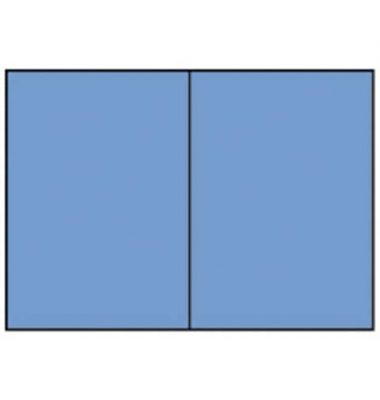 Blanko-Gru&szlig;karten Faltkarten planliegend 16407235 DIN B6  Hoch doppelt 24cm x 169mm (BxH) 240g planliegend dunkelblau