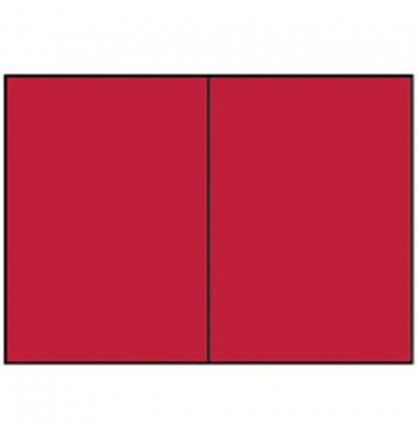 Blanko-Gru&szlig;karten Faltkarten planliegend 16407236 DIN B6  Hoch doppelt 24cm x 169mm (BxH) 240g planliegend rot