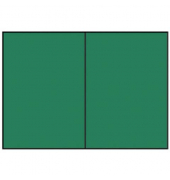 Blanko-Gru&szlig;karten Faltkarten planliegend 16407297 DIN B6  Hoch doppelt 24cm x 169mm (BxH) 240g planliegend tannengr&uuml;n