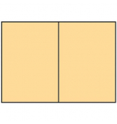 Blanko-Gru&szlig;karten Faltkarten planliegend 164072122 DIN B6  Hoch doppelt 24cm x 169mm (BxH) 240g planliegend melon