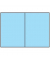 Blanko-Grußkarten Faltkarten planliegend 164072124 DIN B6  Hoch doppelt 240mm x 169mm (BxH) 240g planliegend aquablau