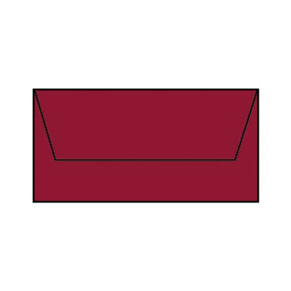 50 Stück Rössler Designbriefumschlag Paperado 16400272, Din Lang, nassklebend, 100g, rosso 4014969248652 Rössler
