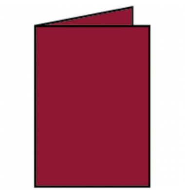 Blanko-Grußkarten Faltkarte 16400672 A5 105mm x 148mm (BxH) 220g rosso