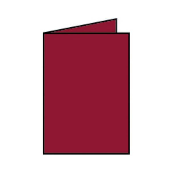 50 Stück Rössler Blanko-Grußkarten Faltkarte 16400672 A5 105mm x 148mm (BxH) 220g rosso 4014969248676 Rössler