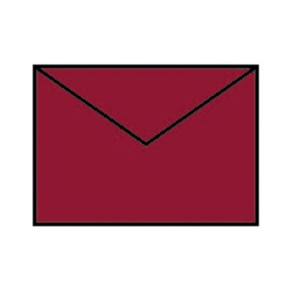 50 Stück Rössler Designbriefumschlag Paperado 16400772, C7, nassklebend, 100g, rosso 4014969248683 Rössler