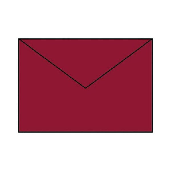 50 Stück Rössler Designbriefumschlag Paperado 16401172, C5, nassklebend, 100g, rosso 4014969248713 Rössler