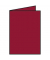 Blanko-Grußkarten Faltkarte 16401972 DIN B6  Hoch doppelt 120mm x 169mm (BxH) 240g rosso