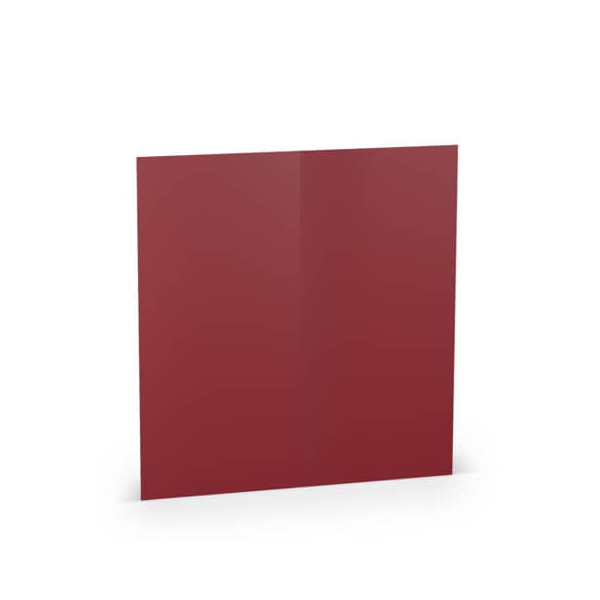 100 Stück Rössler Blanko-Grußkarten 16406972 DIN lang 100mm x 210mm (BxH) 220g rosso 4014969249000 Rössler