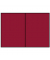 Blanko-Grußkarten Faltkarte planliegend 16407072 A5 105mm x 148mm (BxH) 220g rosso