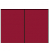 Blanko-Gru&szlig;karten Faltkarten planliegend 16407272 DIN B6  Hoch doppelt 24cm x 169mm (BxH) 240g planliegend rosso