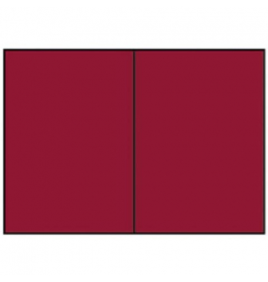 Blanko-Gru&szlig;karten Faltkarten planliegend 16407272 DIN B6  Hoch doppelt 24cm x 169mm (BxH) 240g planliegend rosso